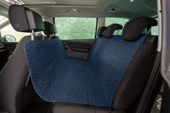 Husa auto protectie bancheta Sofazip Pet pentru transport caini si pisici, impermeabila, matlasata, culoare bleumarin