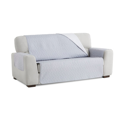 Husă canapea impermeabilă matlasată Sofazip, culoare Gri Deschis