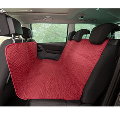 Husa auto protectie bancheta Sofazip Pet pentru transport caini si pisici, impermeabila, matlasata, culoare rosu