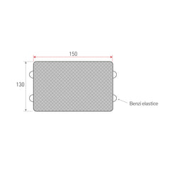 Husa auto protectie bancheta Sofazip Pet pentru transport caini si pisici, impermeabila, matlasata, culoare rosu