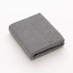 Cuvertură pat Sofazip Kenya 90% bumbac reciclat, culoare Scandinavian Grey