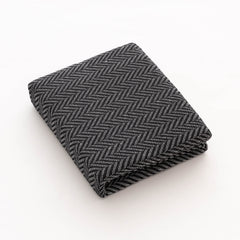 Cuvertură pat Sofazip Kenya 90% bumbac reciclat, culoare Soft Black