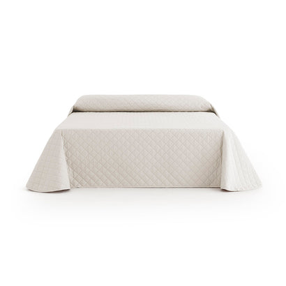 Cuvertură pat matlasată Sofazip, culoare ivory