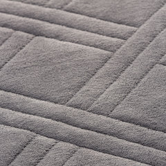 Husă canapea matlasată Sofazip Velvet, antiaderentă, moale, culoare Grey