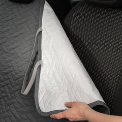 Husa auto protectie bancheta Sofazip Pet pentru transport caini si pisici, impermeabila, matlasata, culoare rosu