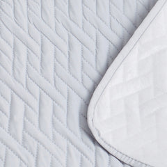 Husă colțar cu sezlong matlasată impermeabilă Sofazip, culoare Gri Deschis