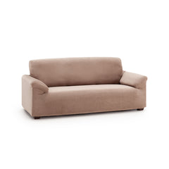 Husă canapea velvet , elastica SofaZip Bellagio, cu efect de respingere a lichidelor,cappuccino