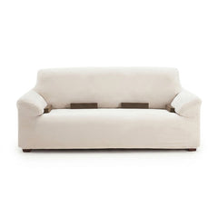 Husă canapea velvet , elastica SofaZip Bellagio, cu efect de respingere a lichidelor, ivory