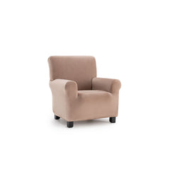 Husă canapea velvet , elastica SofaZip Bellagio, cu efect de respingere a lichidelor,cappuccino