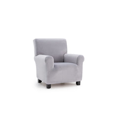 Husă canapea velvet , elastica SofaZip Bellagio, cu efect de respingere a lichidelor, gri deschis