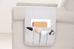 Organizator matlasat pentru canapea Sofazip, culoare Gri Deschis