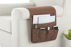 Organizator matlasat pentru canapea Sofazip, culoare Maro