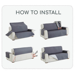 Husă canapea matlasată Sofazip, model Surf