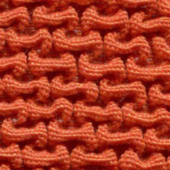 Husă premium colțar cu sezlong Sofazip PatternFit, elastică. culoare cărămiziu