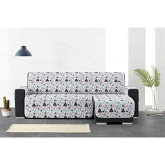 Husă colțar matlasată cu șezlong pe dreapta/stânga Sofazip, model Surf