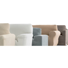 Husă premium canapea Sofazip PatternFit, elastică, culoare caramel