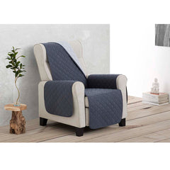 Husă canapea matlasată Sofazip cu două fețe, culoare muștar-ivory