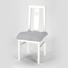 Set 6 buc Husă scaun matlasată Sofazip pentru șezut, culoare Gri Deschis