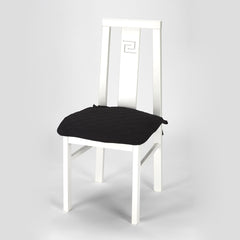 Set 6 buc Husă scaun matlasată Sofazip pentru șezut, culoare Negru