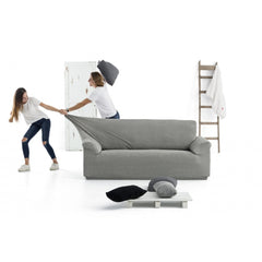 Husă premium canapea Sofazip PatternFit, elastică, culoare azur