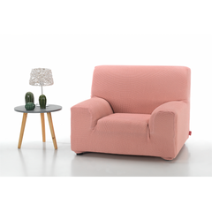 Husă premium canapea Sofazip PatternFit, elastică, culoare roz