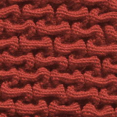 Husă premium canapea Sofazip PatternFit, elastică, culoare cărămiziu