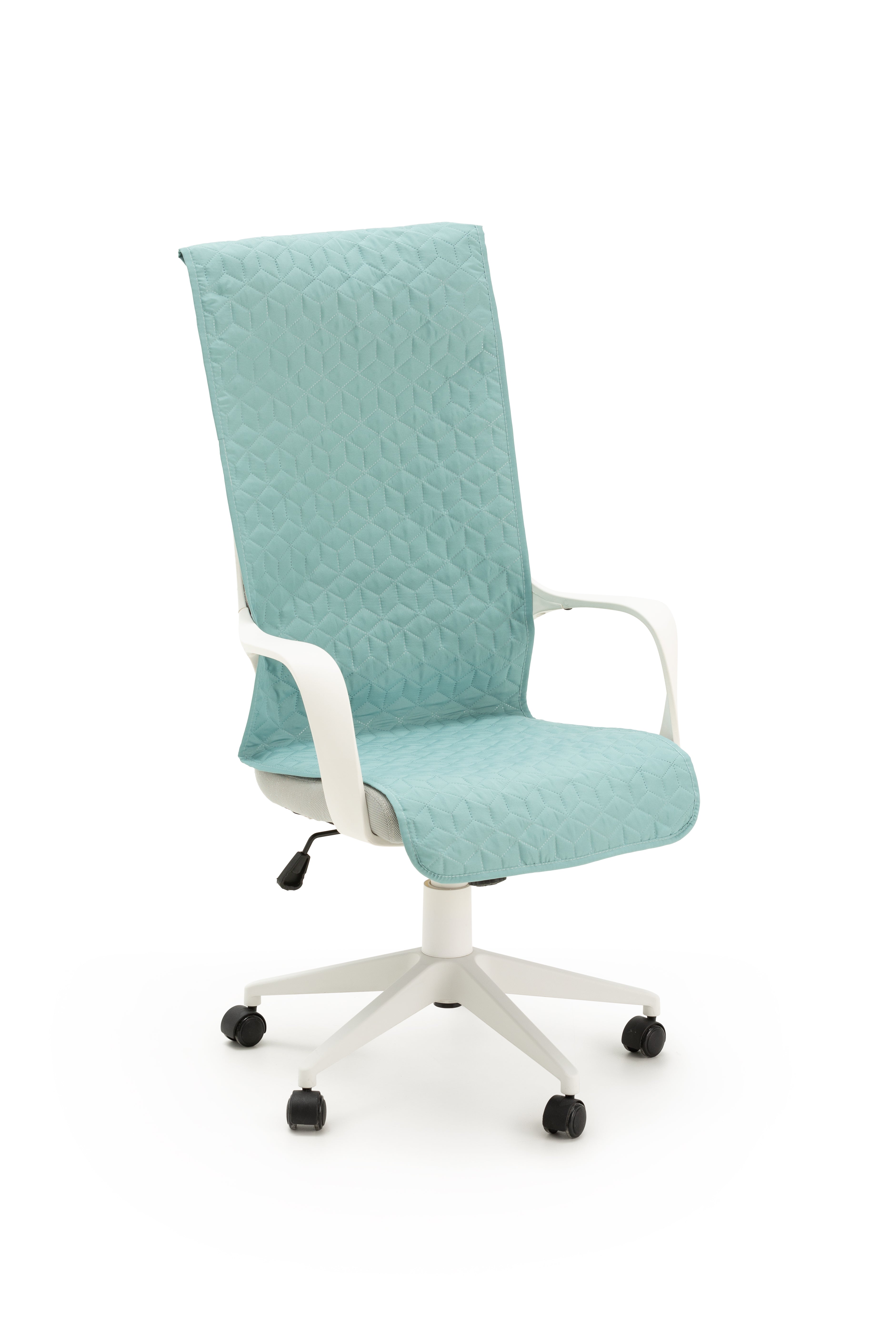 Husa scaun de birou, Sofazip Teflon®, respinge apa, antialunecare, culoare verde deschis