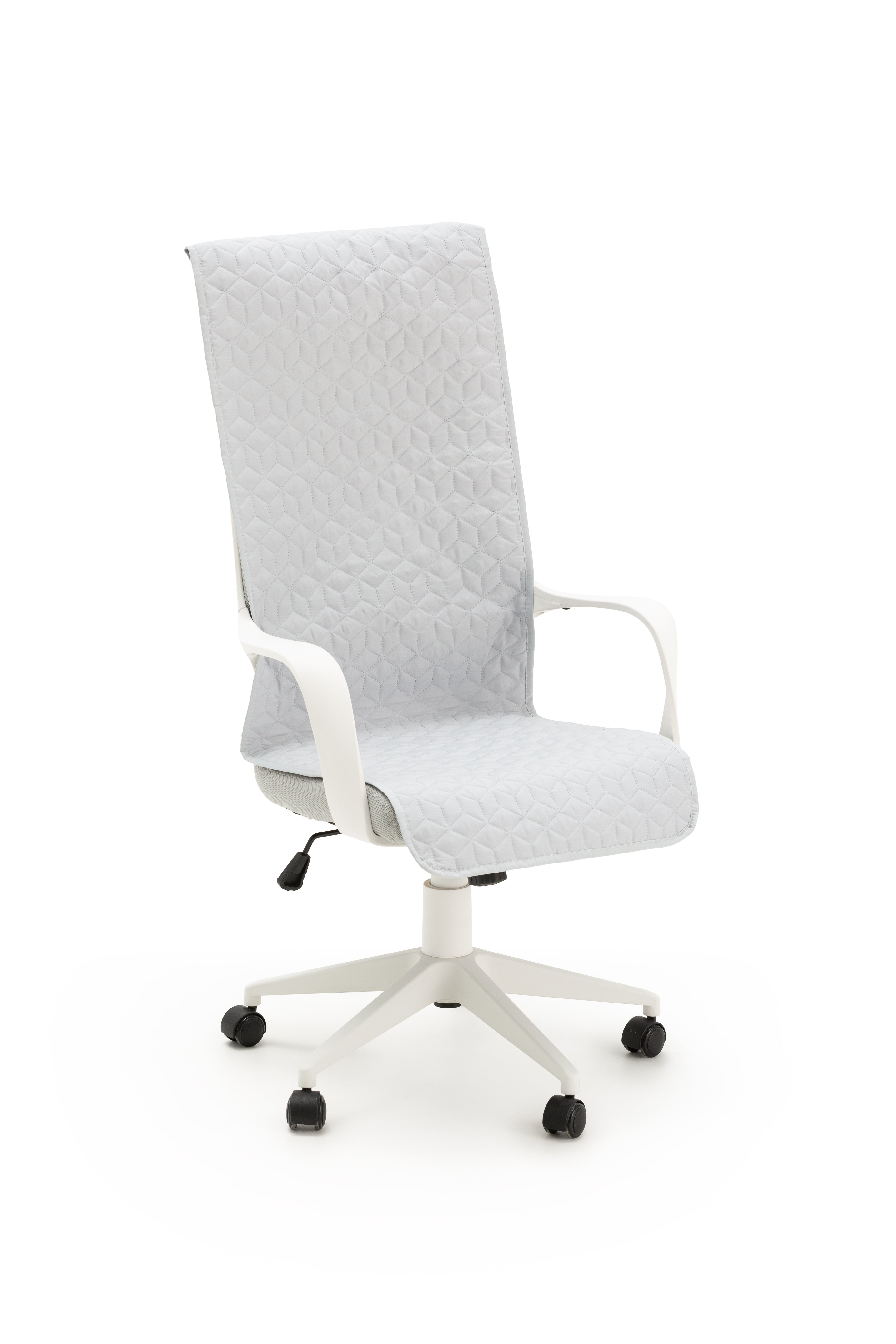 Husa scaun de birou, Sofazip Teflon®, respinge apa, antialunecare, culoare gri deschis