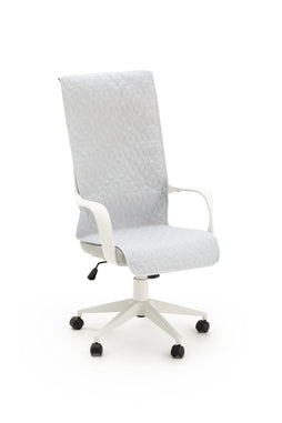 Husa scaun de birou, Sofazip Teflon®, respinge apa, antialunecare, culoare gri deschis