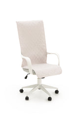 Husa scaun de birou, Sofazip Teflon®, respinge apa, antialunecare, culoare ivory