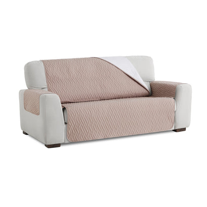 Husă canapea impermeabilă matlasată Sofazip, culoare Cappuccino