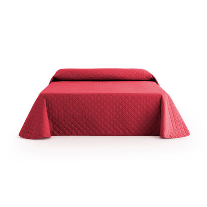Cuvertură pat matlasată Sofazip, culoare roșu