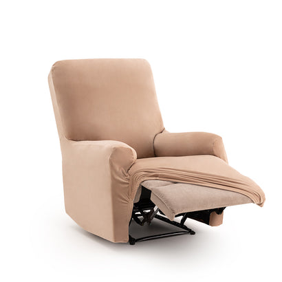 Husă fotoliu recliner Sofazip Bellagio, velvet, culoare bej