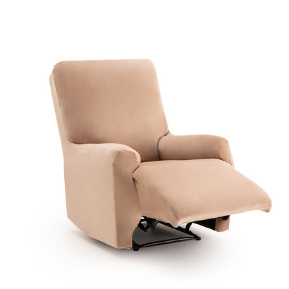 Husă fotoliu recliner Sofazip Bellagio, velvet, culoare bej