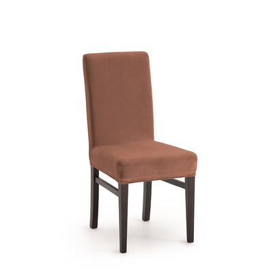 Set 2 huse scaun Sofazip Bellagio, velvet, culoare maro