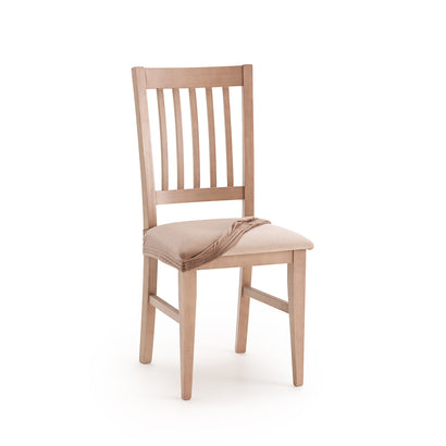Set 2 huse scaun pentru șezut Sofazip Bellagio, velvet, culoare cappuccino