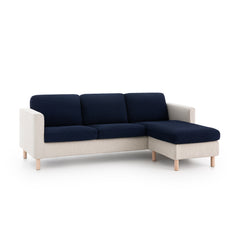 Huse elastice Sofazip Patternfit Cushion pentru perne de canapea / coltar, culoare Bleumarin