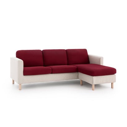 Huse pentru perne de canapea / colțar Sofazip Patternfit Cushion, elastice, culoare roșu