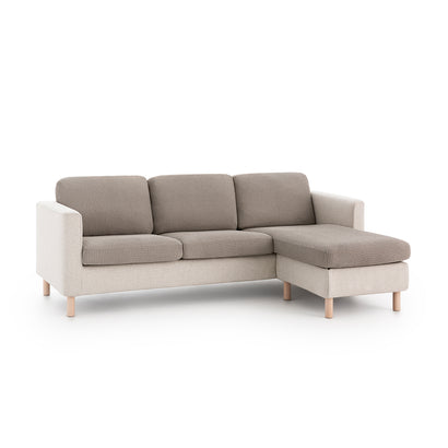 Huse pentru perne de canapea / colțar Sofazip Patternfit Cushion, elastice, culoare gri deschis