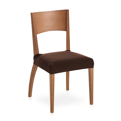 Set 2 huse scaun pentru șezut Sofazip, material microfibră, culoare maro