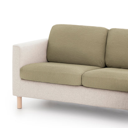 Huse pentru perne de canapea / colțar Sofazip Patternfit Cushion, elastice, culoare sand