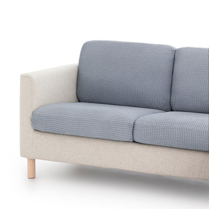 Huse pentru perne de canapea / colțar Sofazip Patternfit Cushion, elastice, culoare azur