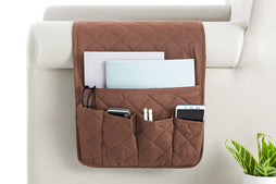 Organizator matlasat pentru canapea Sofazip, culoare Maro