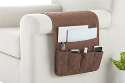 Organizator matlasat pentru canapea Sofazip, culoare Maro