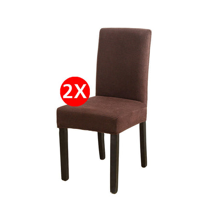 Set 2 huse scaun Sofazip, material microfibră, culoare maro