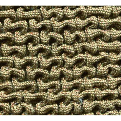 Husă colțar tip L cu laterale Sofazip PatternFit, elastică, culoare caramel