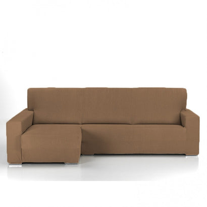 Husă premium colțar cu sezlong Sofazip PatternFit, elastică. culoare caramel