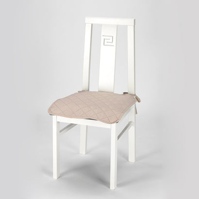 Set 6 buc Husă scaun matlasată Sofazip pentru șezut, culoare bej