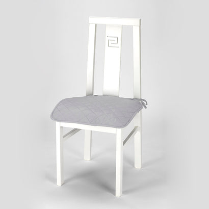 Set 6 buc Husă scaun matlasată Sofazip pentru șezut, culoare Gri Deschis