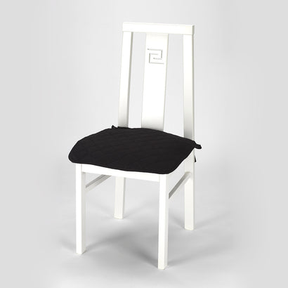 Set 6 buc Husă scaun matlasată Sofazip pentru șezut, culoare Negru